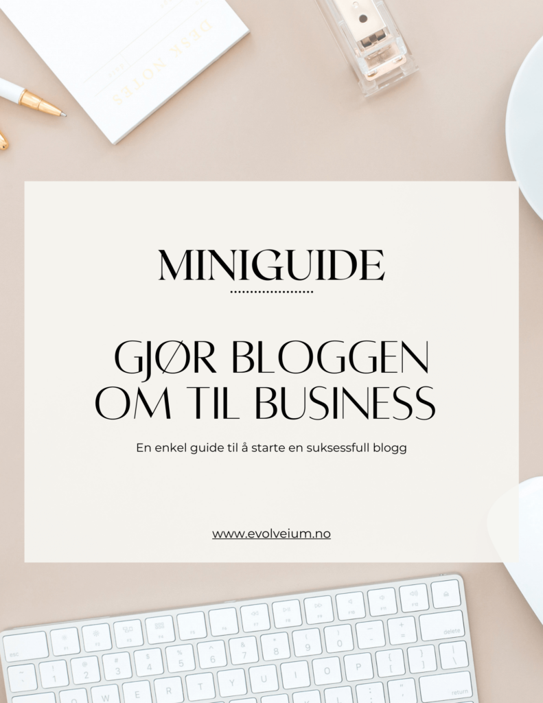 Miniguide - Tjen penger med bloggen din